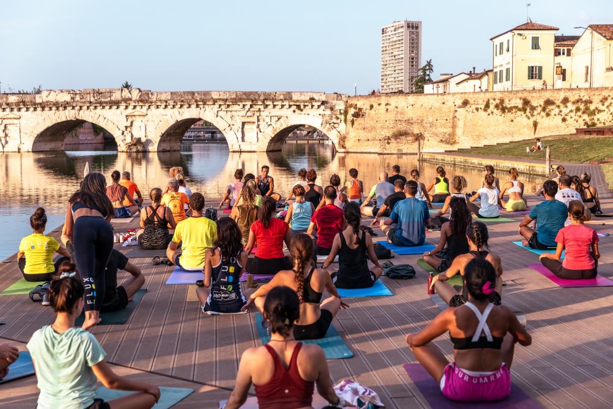 Rimini | Fluxo al ponte Tiberio