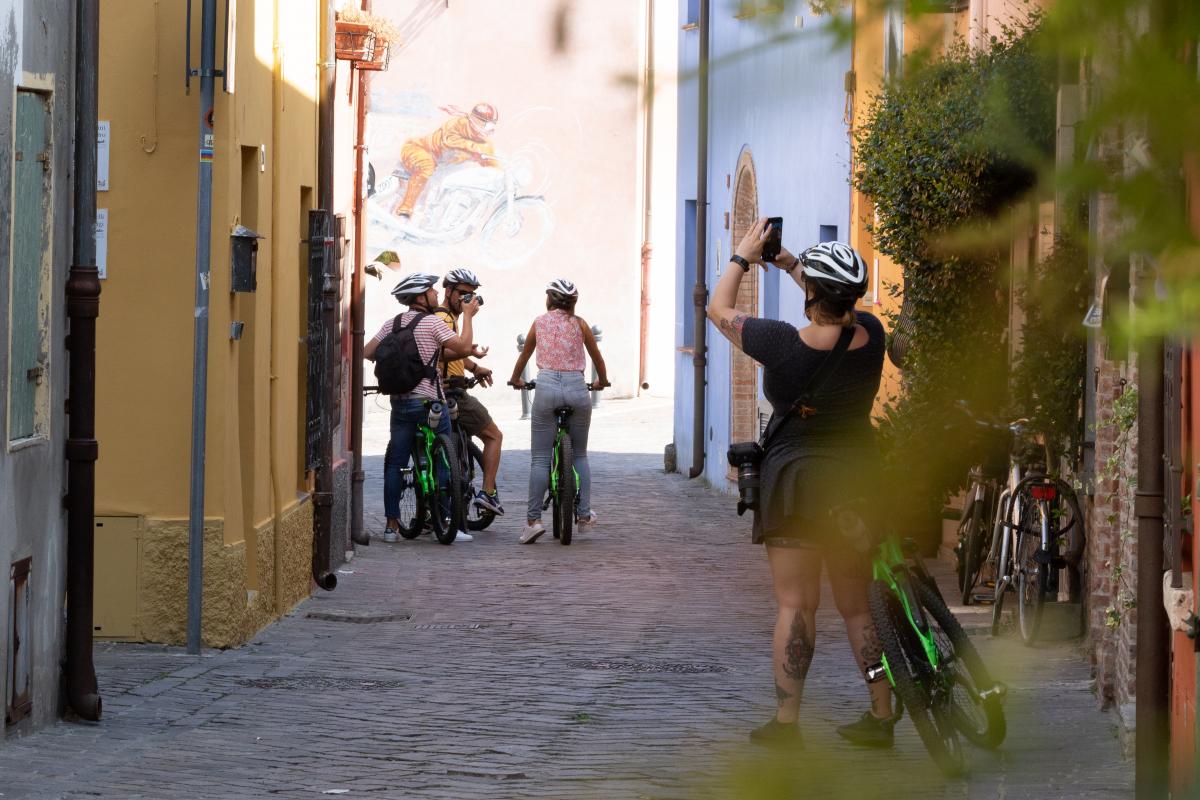 Turisti in bici