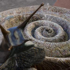 Sant'Agata Feltria, Fountain della chiocciola (of the snail)