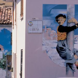 Rimini, murales nel Borgo San Giuliano