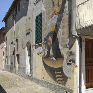Saludecio | vie del borgo | murales